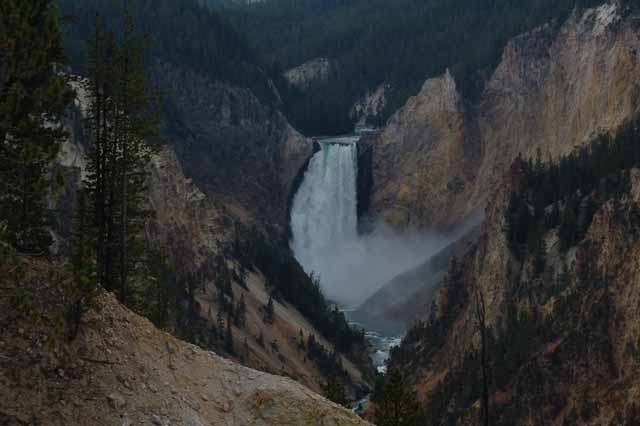 view of the Lower Falls